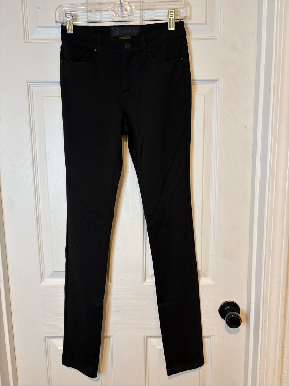 Kardashian Kollection Black Skinny Pants
